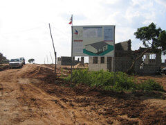 Aujourd'hui terminées, les maisons d'un projet au Sri-Lanka.