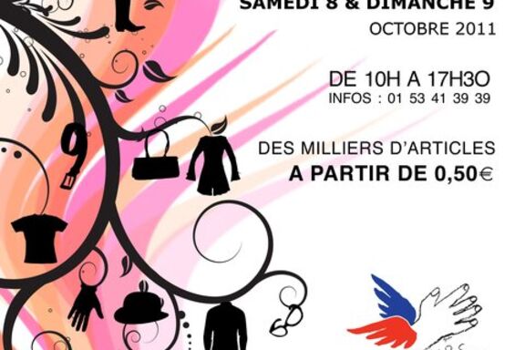 Affiche de la Fédération de Paris du SPF pour la braderie d'octobre 2011