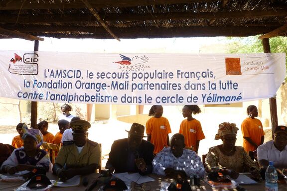Le Secours populaire inaugure le programme d'alphabétisation et de formation des femmes maraîchères au Mali